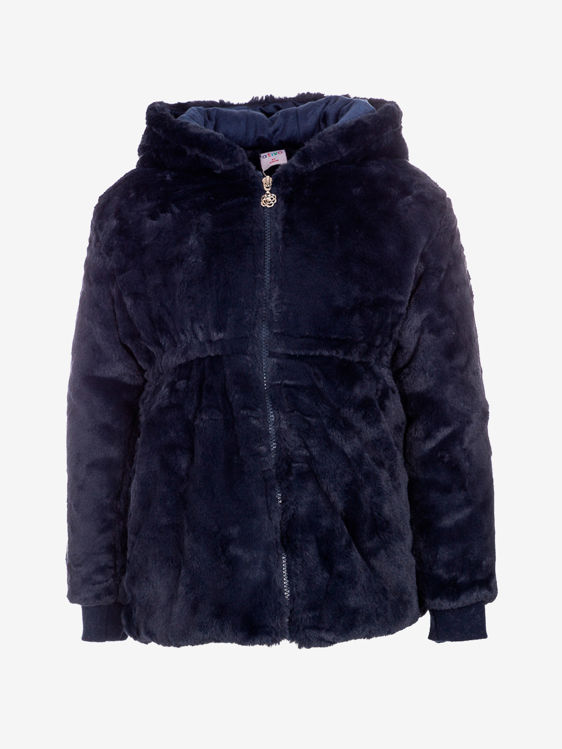 Picture of C1148-FUR SOFT FEEL - THICK AND WARM  HOODY JACKET (4-15 YRS